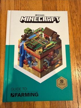 Minecraft Guide to Farming Hardcover - Mojang - Teal/White
